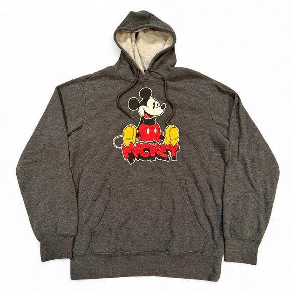 Disney Mickey Mouse Cute Graphic Hooded Sweatshirt Sz.M - Picture 1 of 7